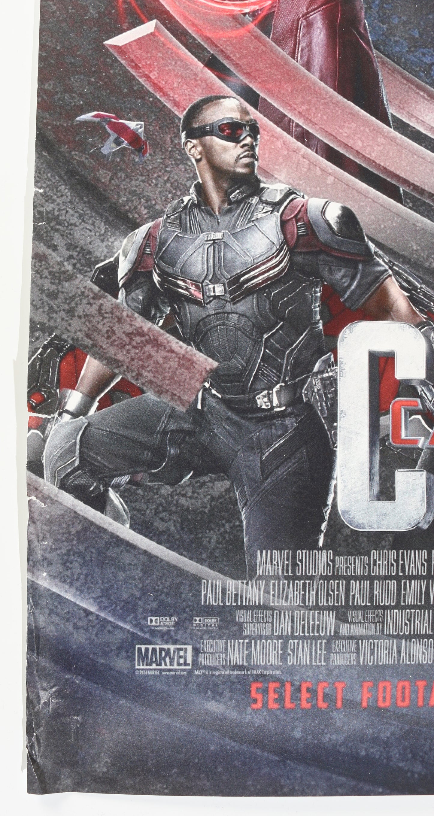 
                  
                    Captain America: Civil War 27x40 Poster (Beckett Witnessed) Cast Signed by Chris Evans, Sebastian Stan, & Paul Bettany
                  
                