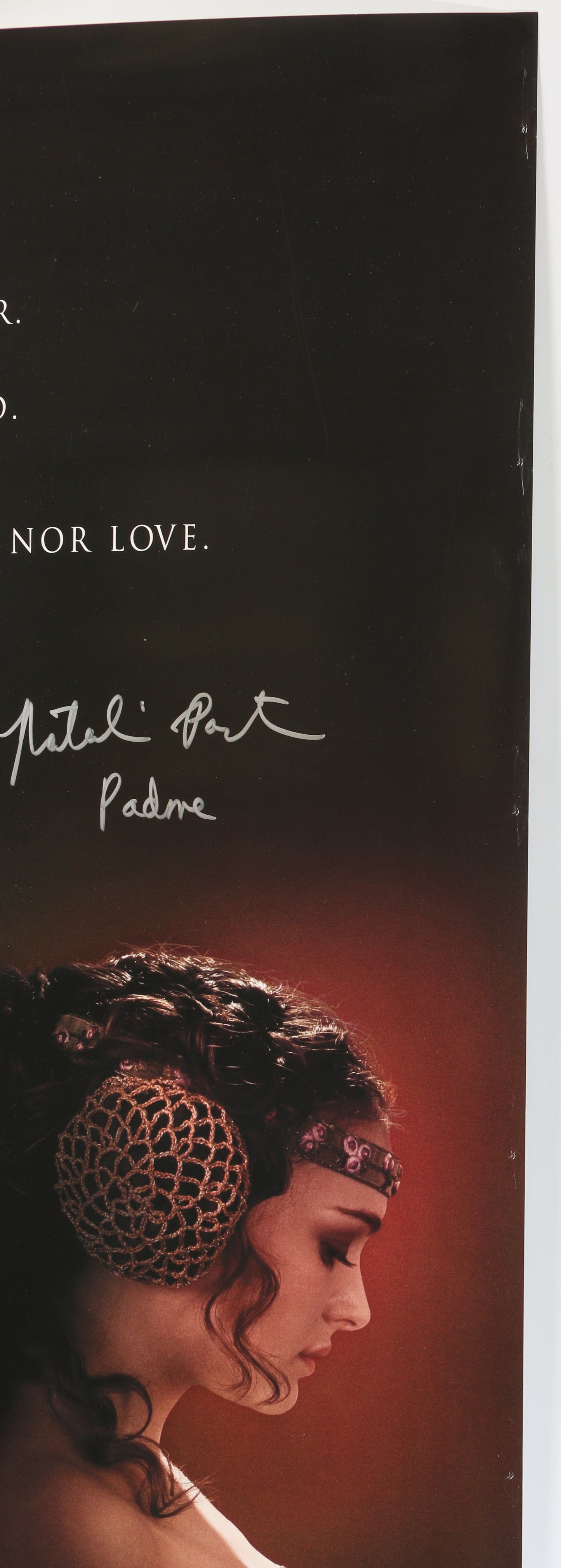 
                  
                    Hayden Christensen as Anakin Skywalker & Natalie Portman as Padme Amidala in Star Wars Episode II: Attack of the Clones (SWAU) Signed 27x40 Poster with Character Names
                  
                