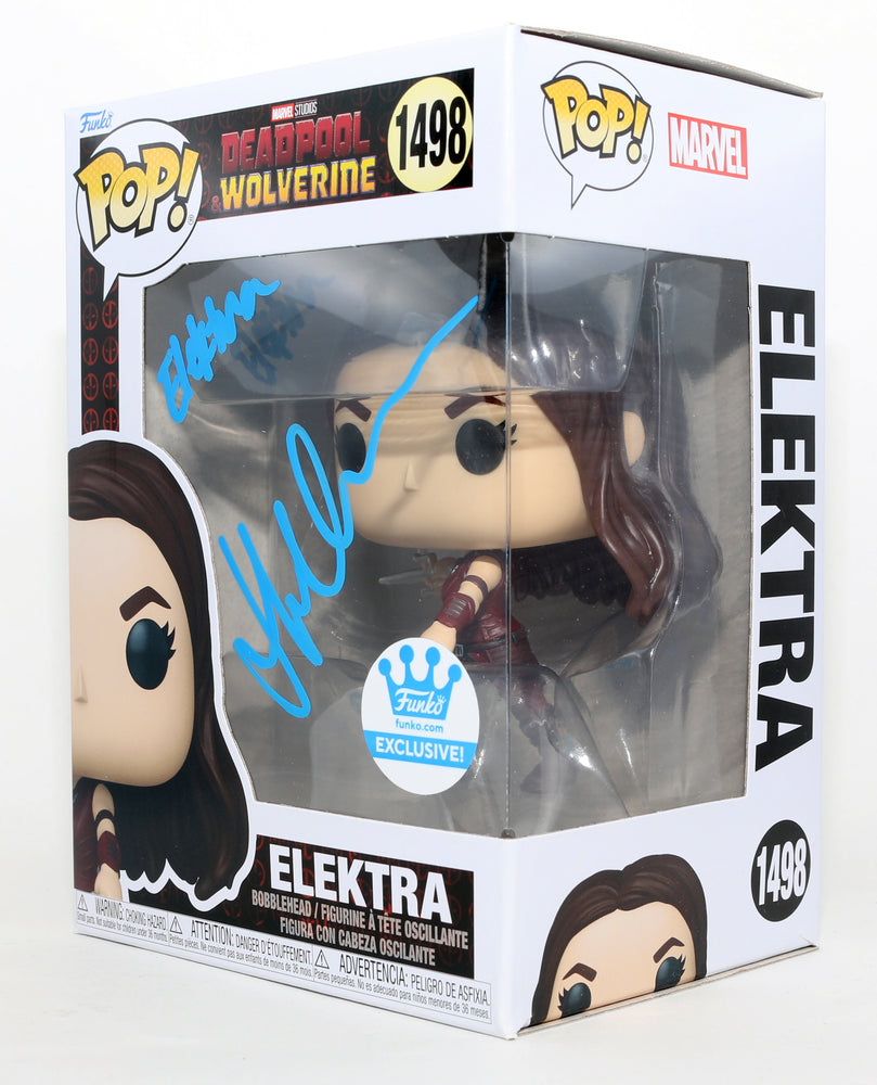 
                  
                    Jennifer Garner as Elektra Natchios in Deadpool & Wolverine Funko Store Exclusive Signed Funko POP! #1498 with Character Name
                  
                