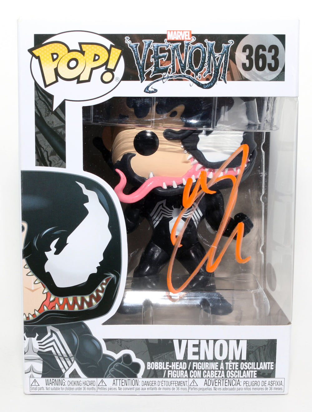 Tom Hardy as Venom in Venom (JSA) Signed Funko POP! #363