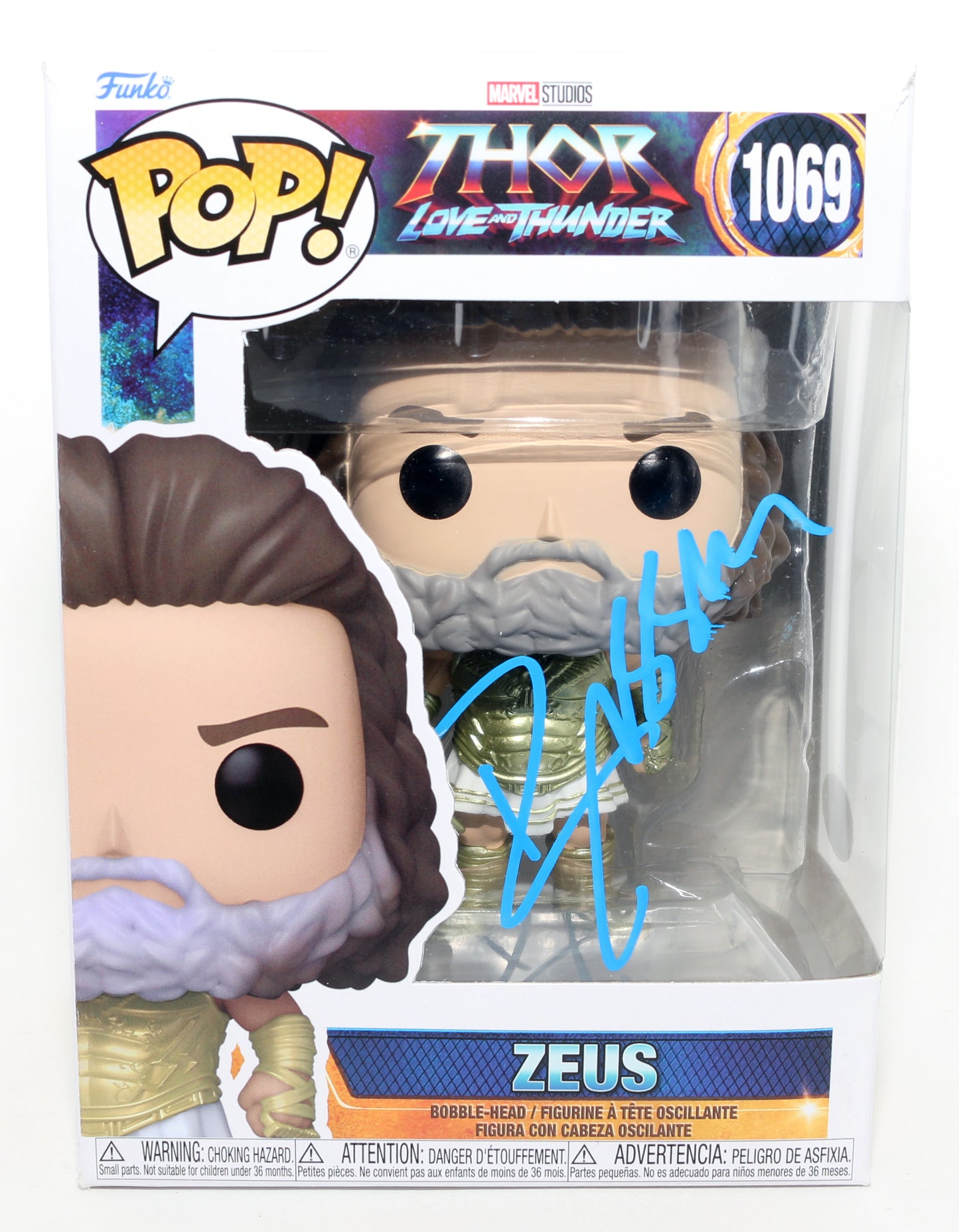 
                  
                    Russell Crowe as Zeus in Thor: Love & Thunder (JSA) Signed Funko POP! #1069
                  
                