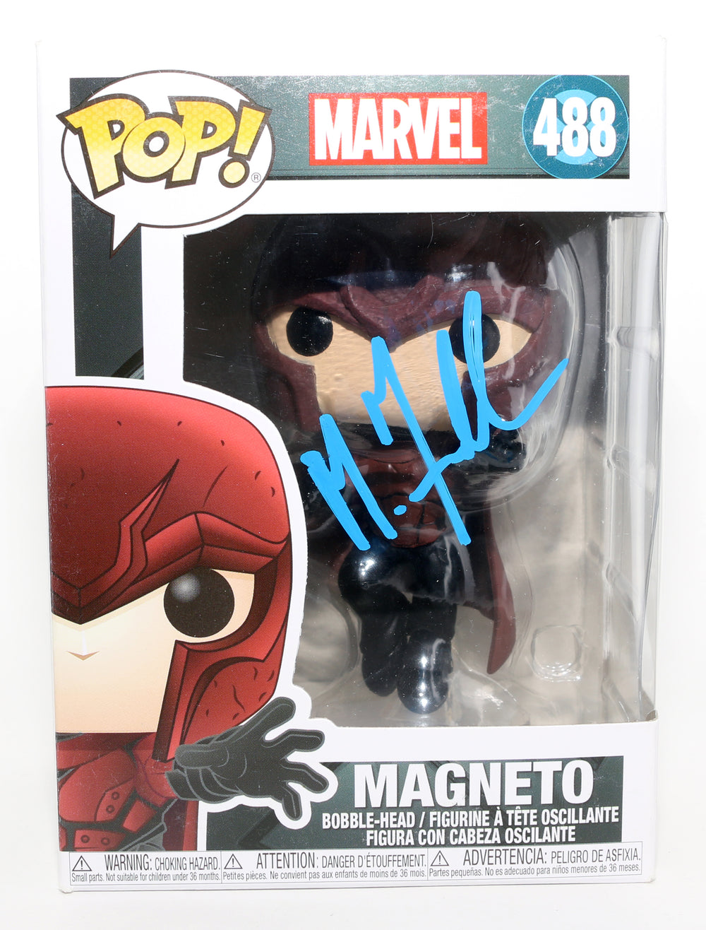 Michael Fassbender as Young Magneto in X-Men: Days of Future Past (JSA) Signed Funko POP! #488