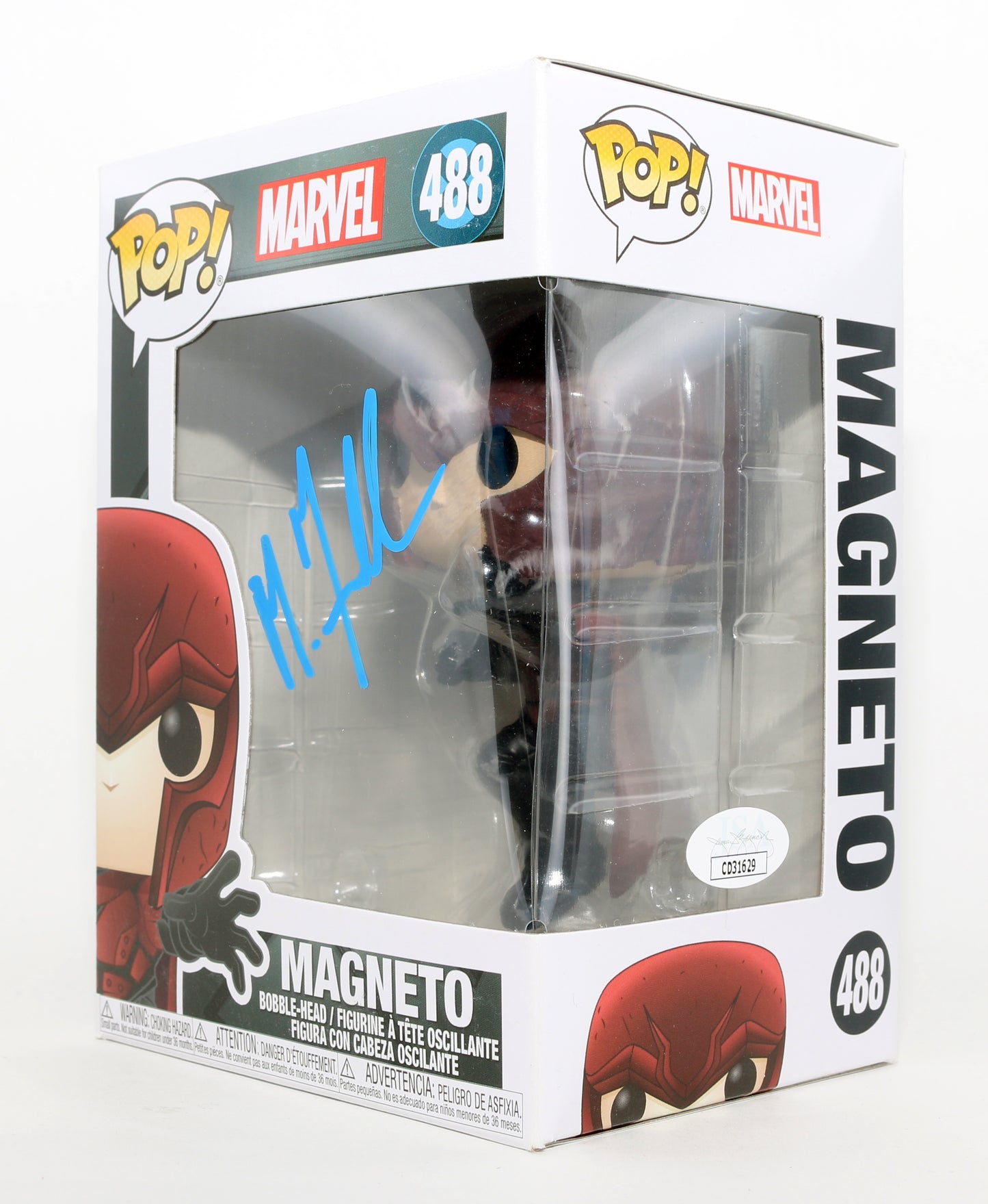 
                  
                    Michael Fassbender as Young Magneto in X-Men: Days of Future Past (JSA) Signed Funko POP! #488
                  
                