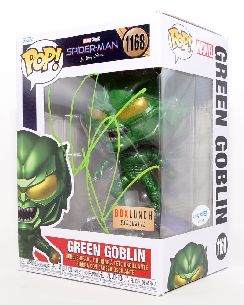 
                  
                    Willem Dafoe as The Green Goblin in Spider-Man: No Way Home Boxlunch Exclusive Signed Funko POP! #1168
                  
                