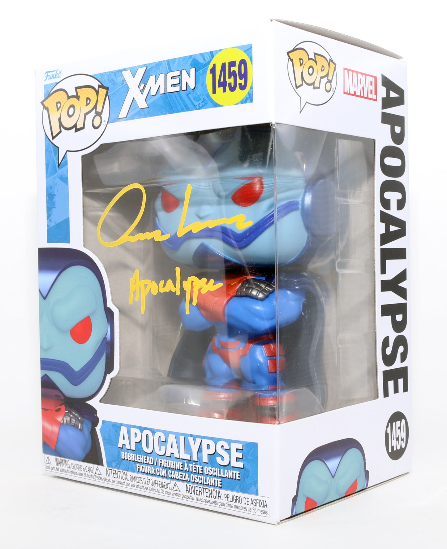 
                  
                    Oscar Isaac as Apocalypse in X-Men: Apocalypse Signed Funko POP! #1459 with Character Name
                  
                