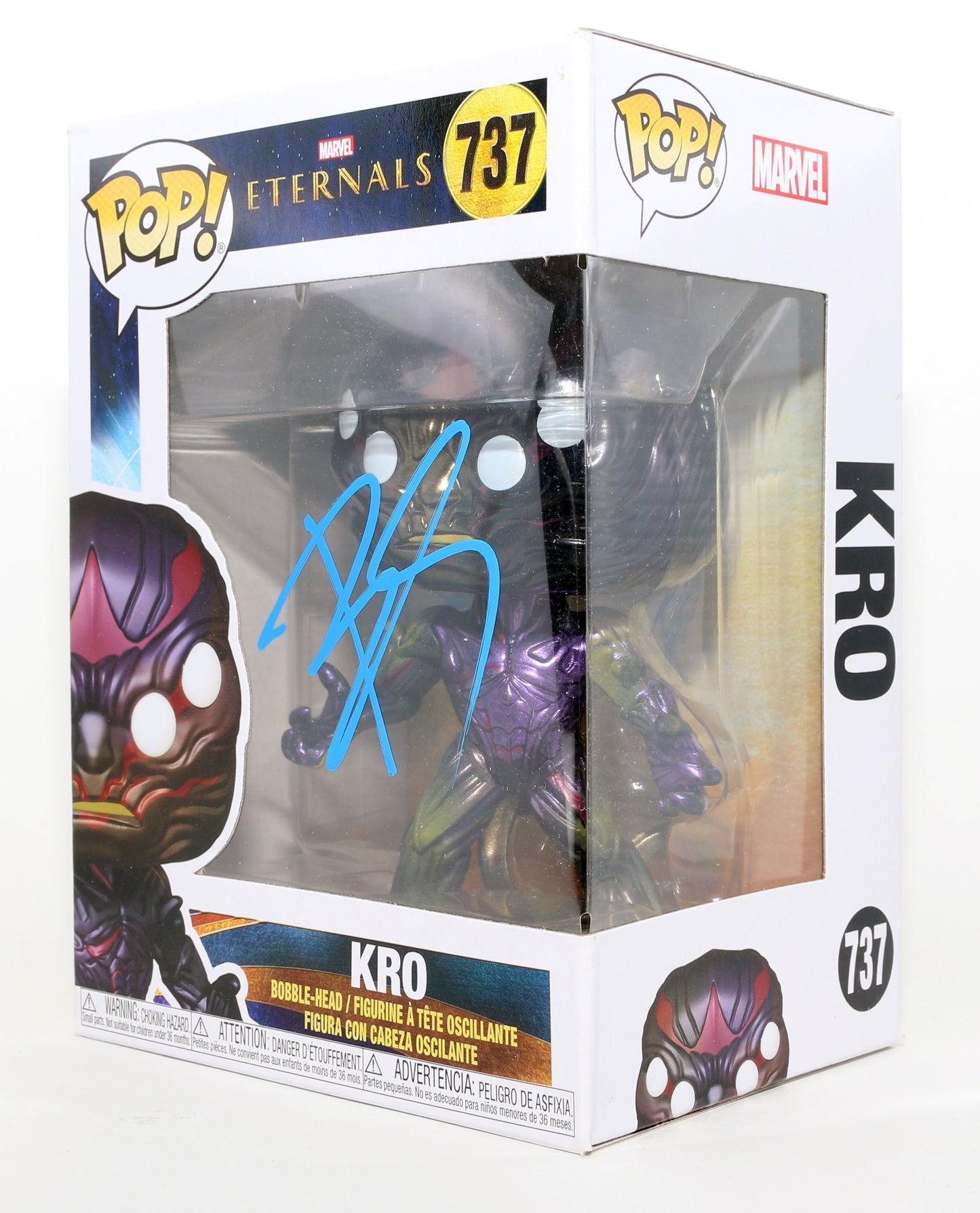 
                  
                    Bill Skarsgard as Kro in The Eternals Signed Funko POP! #727
                  
                