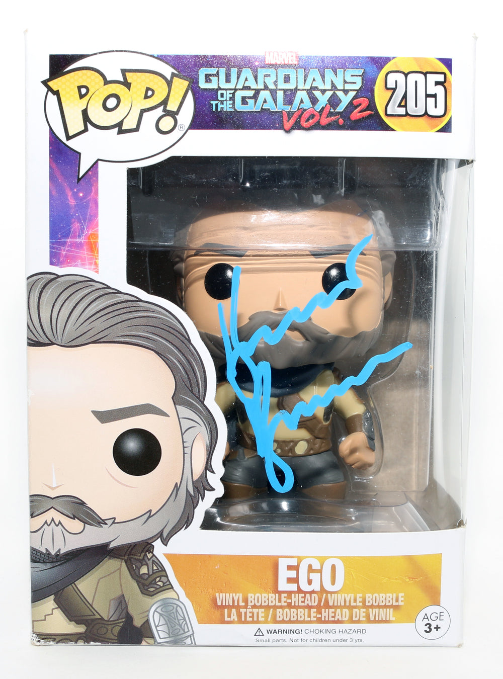 Kurt Russell as Ego in Guardians of the Galaxy Vol. 2 Signed Funko POP! #205