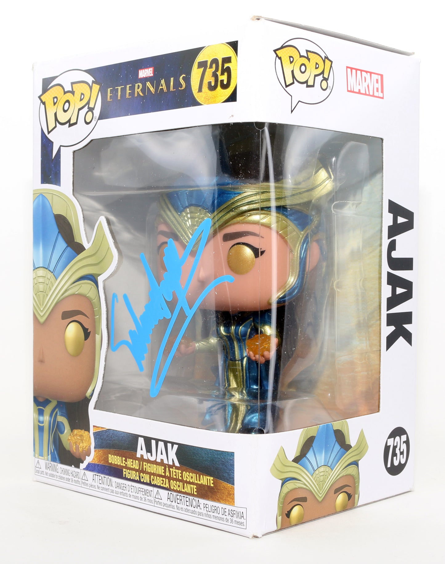 
                  
                    Salma Hayek as Ajak in Eternals Signed Funko POP! #735
                  
                