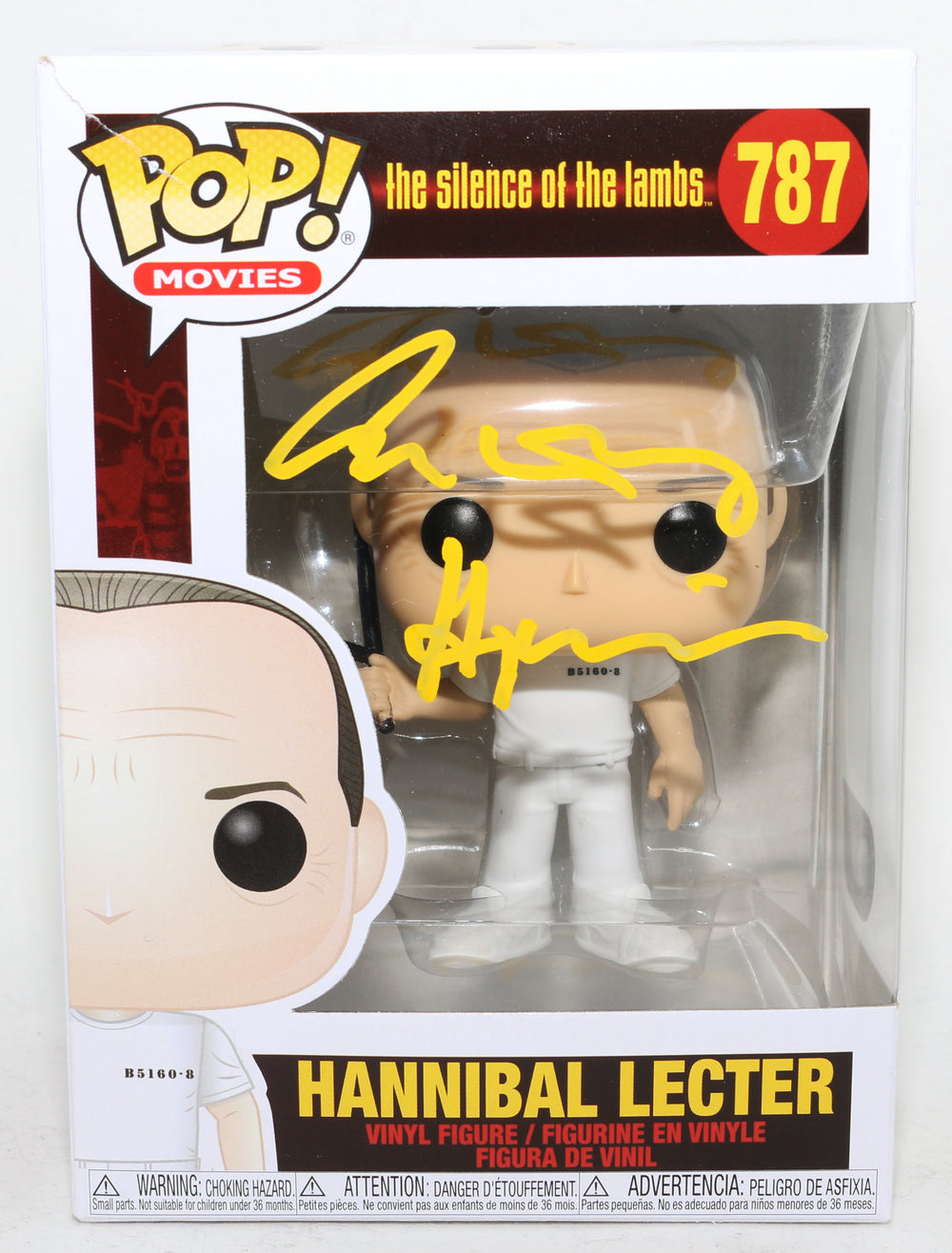 Anthony Hopkins as Hannibal Lecter The Silence of the Lambs (SWAU) Signed Funko POP! #787
