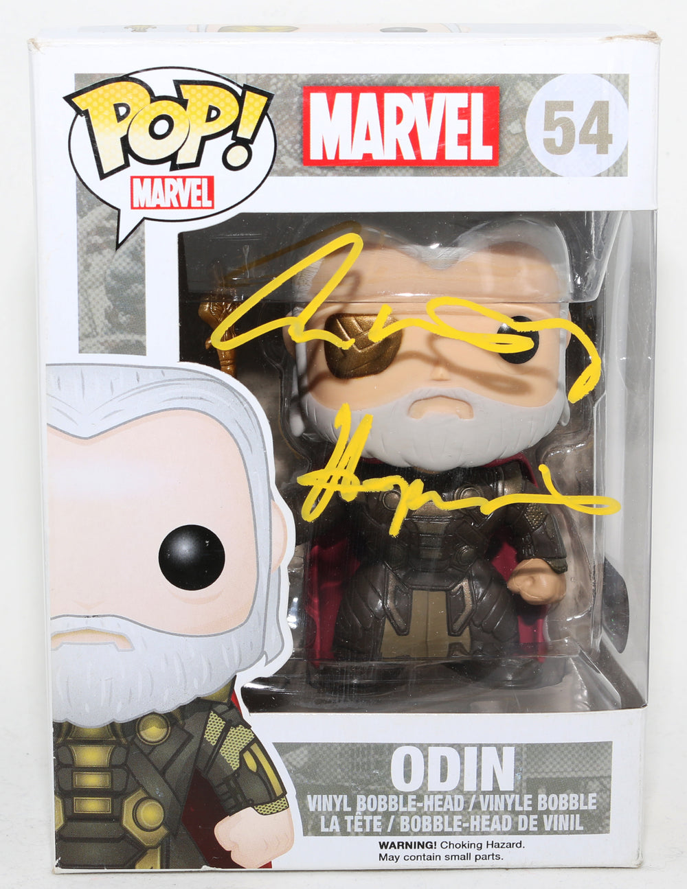 Anthony Hopkins as Odin in Thor (SWAU) Signed Funko POP! #54