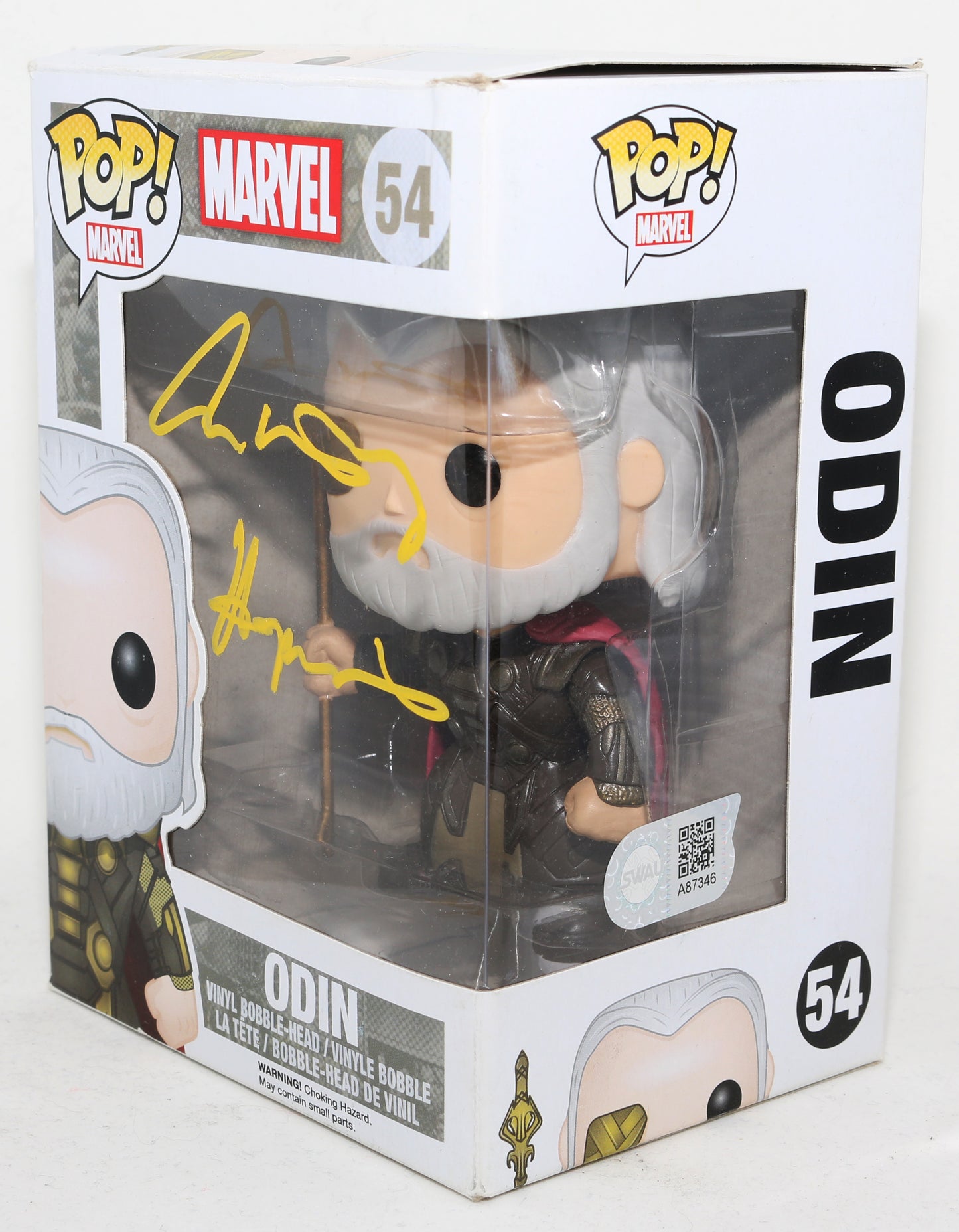 
                  
                    Anthony Hopkins as Odin in Thor (SWAU) Signed Funko POP! #54
                  
                