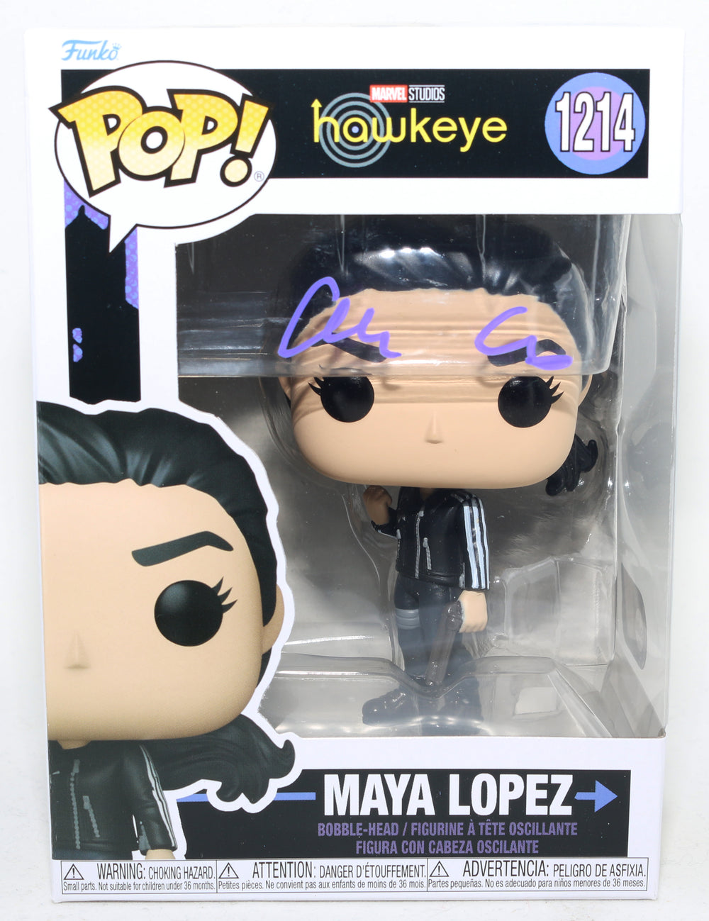 Alaqua Cox as Maya Lopez in Hawkeye (SWAU) Signed POP! Funko #1214