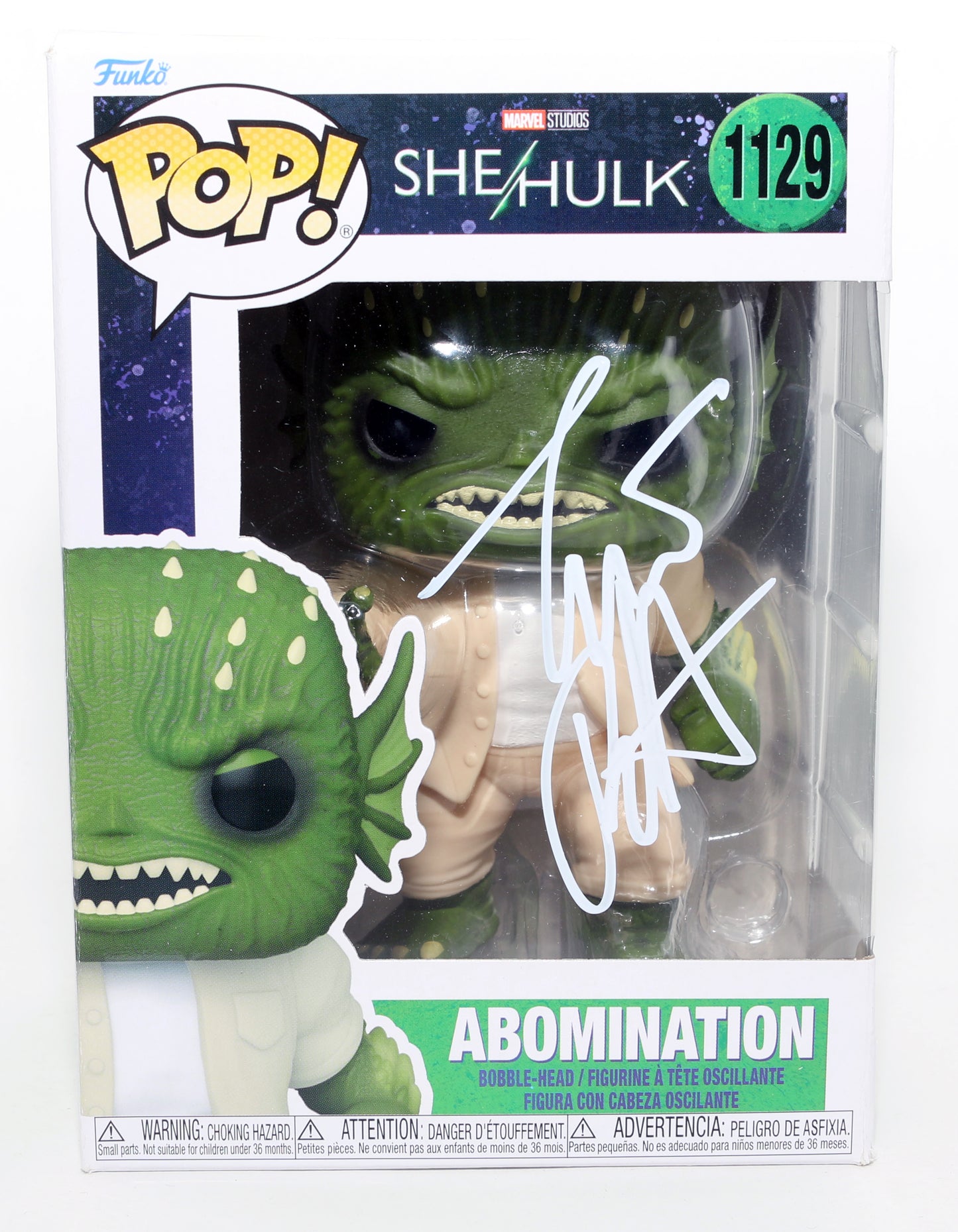 
                  
                    Tim Roth as Abomination in She-Hulk Signed Funko POP! #1129
                  
                