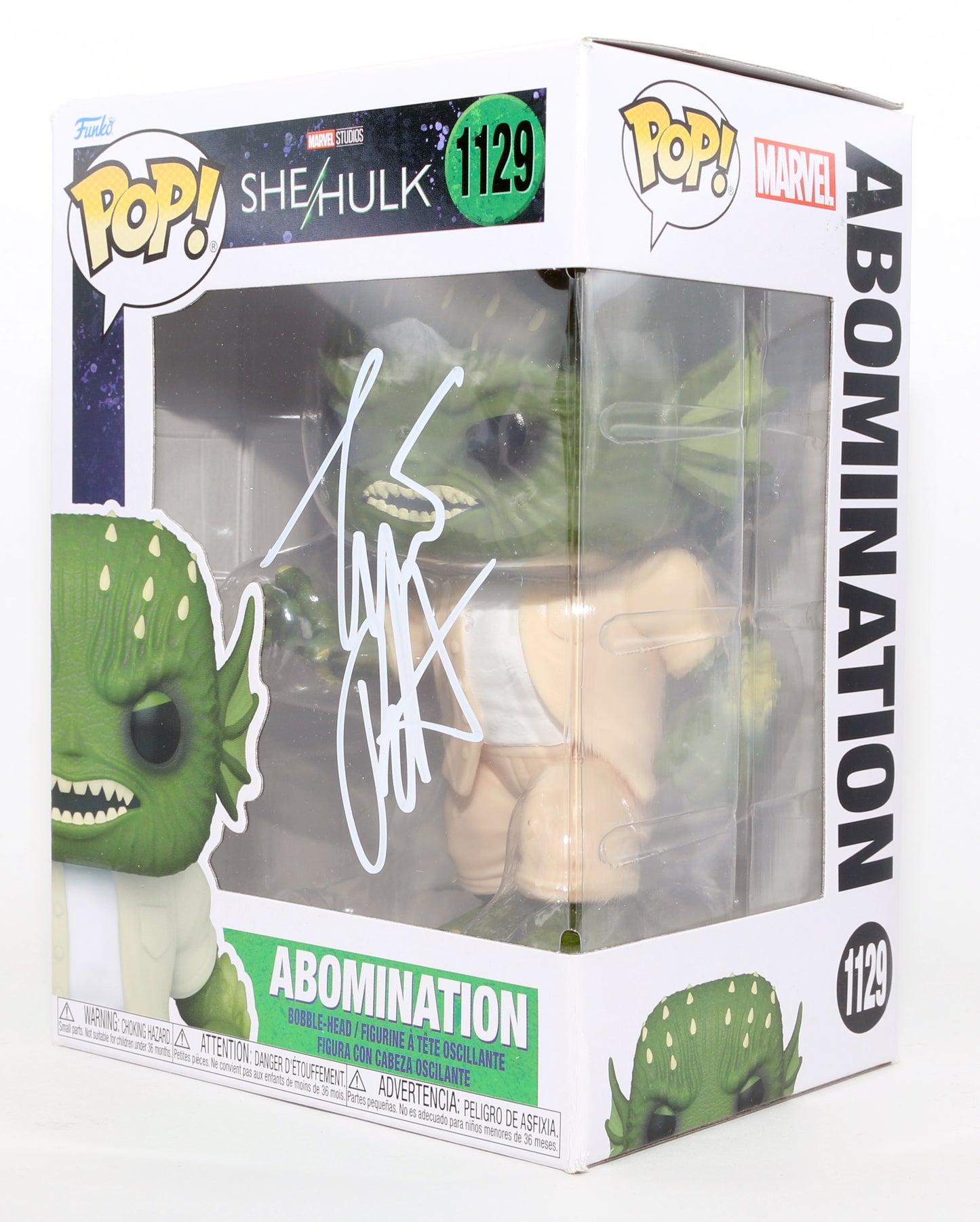 
                  
                    Tim Roth as Abomination in She-Hulk Signed Funko POP! #1129
                  
                