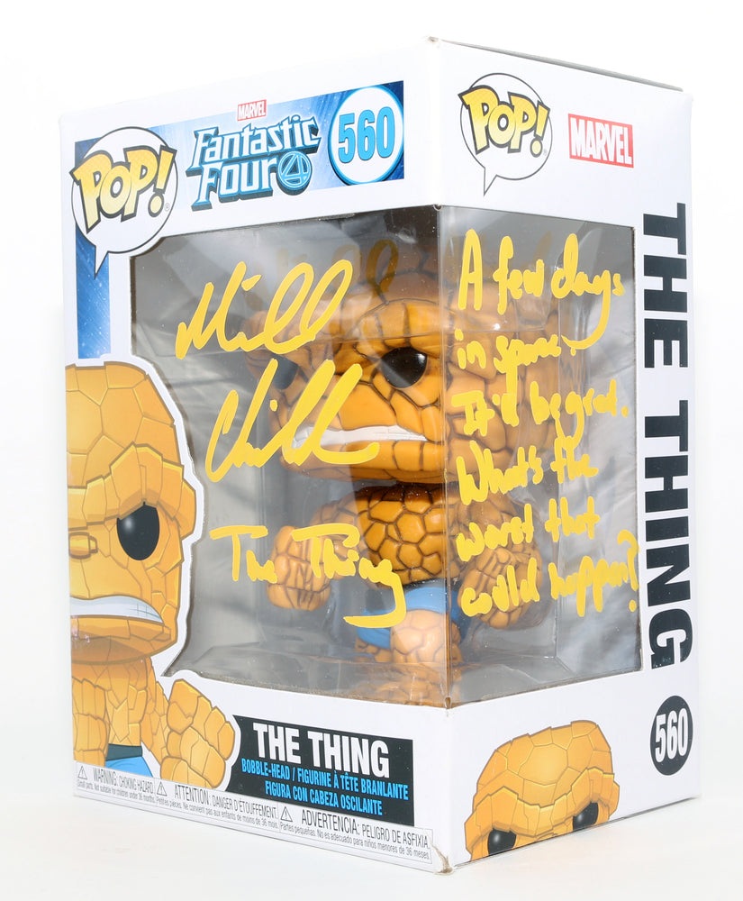 
                  
                    Michael Chiklis as Ben Grimm / The Thing in Fantastic Four Signed Funko POP! #560 with Character Name & Quote
                  
                