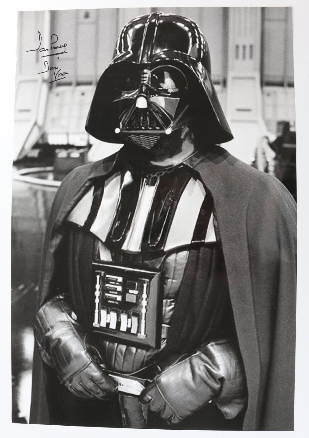 Dave Prowse as Darth Vader in Star Wars: Return of the Jedi Signed 20x30 Poster with Character Name