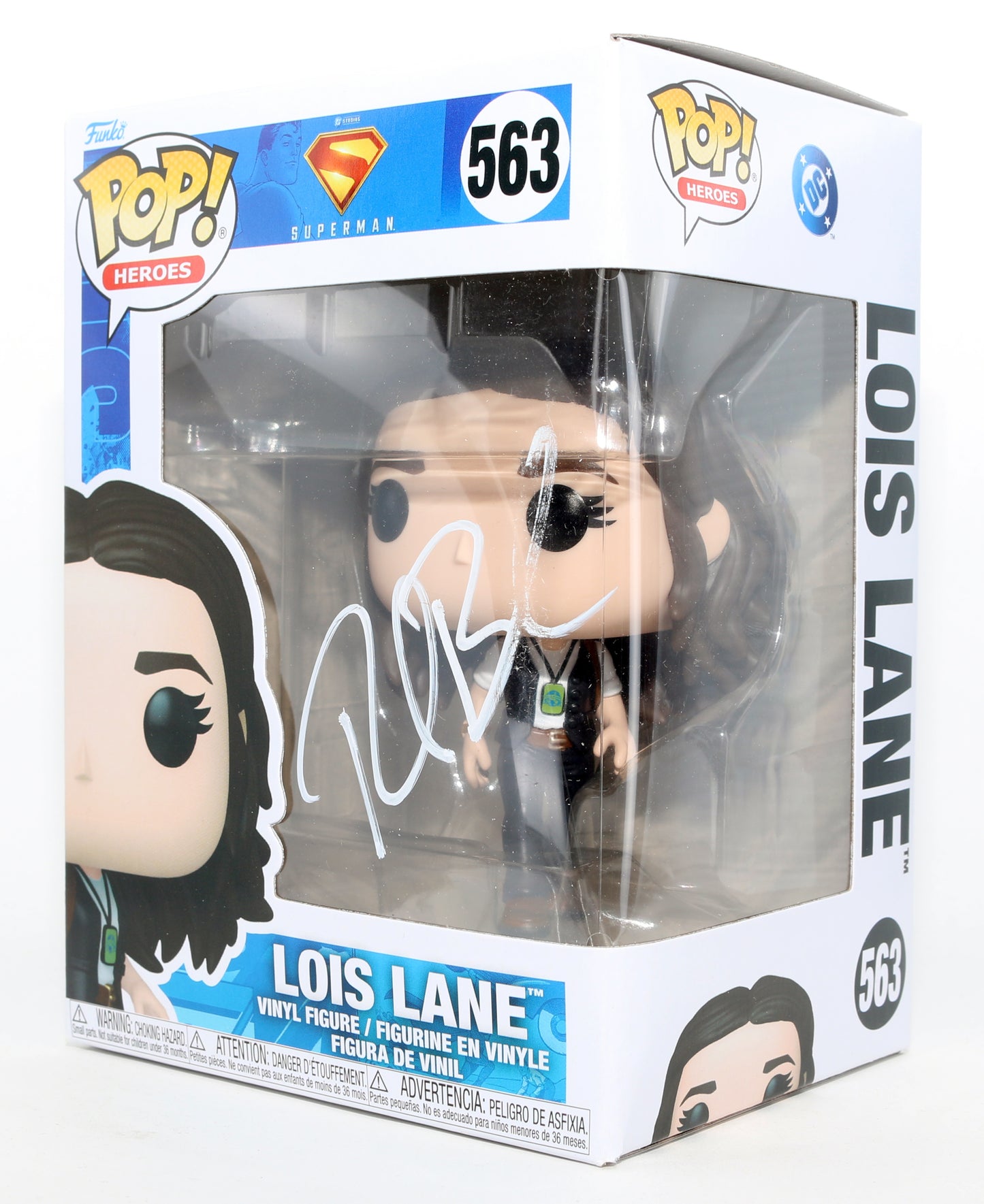 
                  
                    Rachel Brosnahan as Lois Lane in James Gunn's Superman Signed Funko POP! #563
                  
                