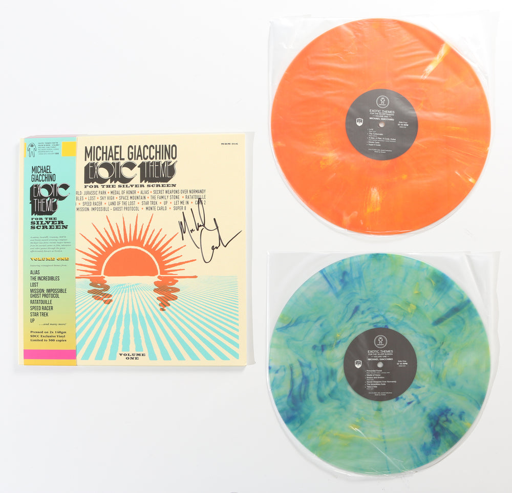 Exotic Themes for the Silver Screen SDCC Exclusive Limited Edition Blue & Orange Swirl LP 12
