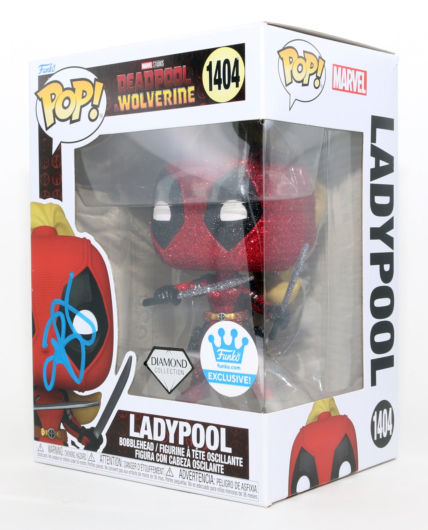 
                  
                    Blake Lively as Ladypool in Deadpool & Wolverine Diamond Edition Funko Store Exclusive Signed Funko POP! #1404
                  
                