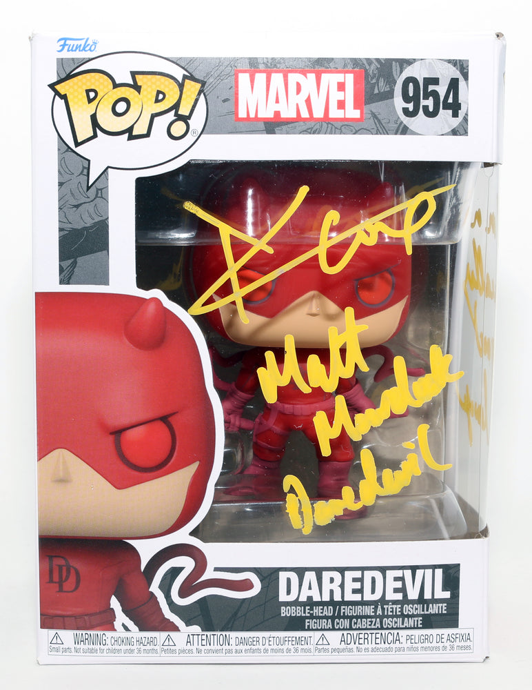 
                  
                    Charlie Cox as Daredevil in Daredevil Signed Funko POP! #954 with Character Name & Quote
                  
                