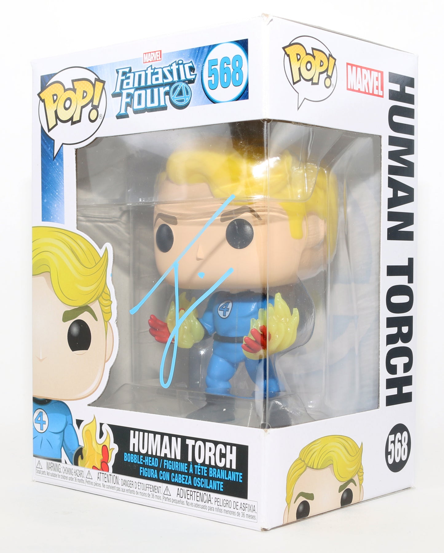 
                  
                    Joseph Quinn as Human Torch in Fantastic Four: First Steps Signed Funko POP! #568
                  
                