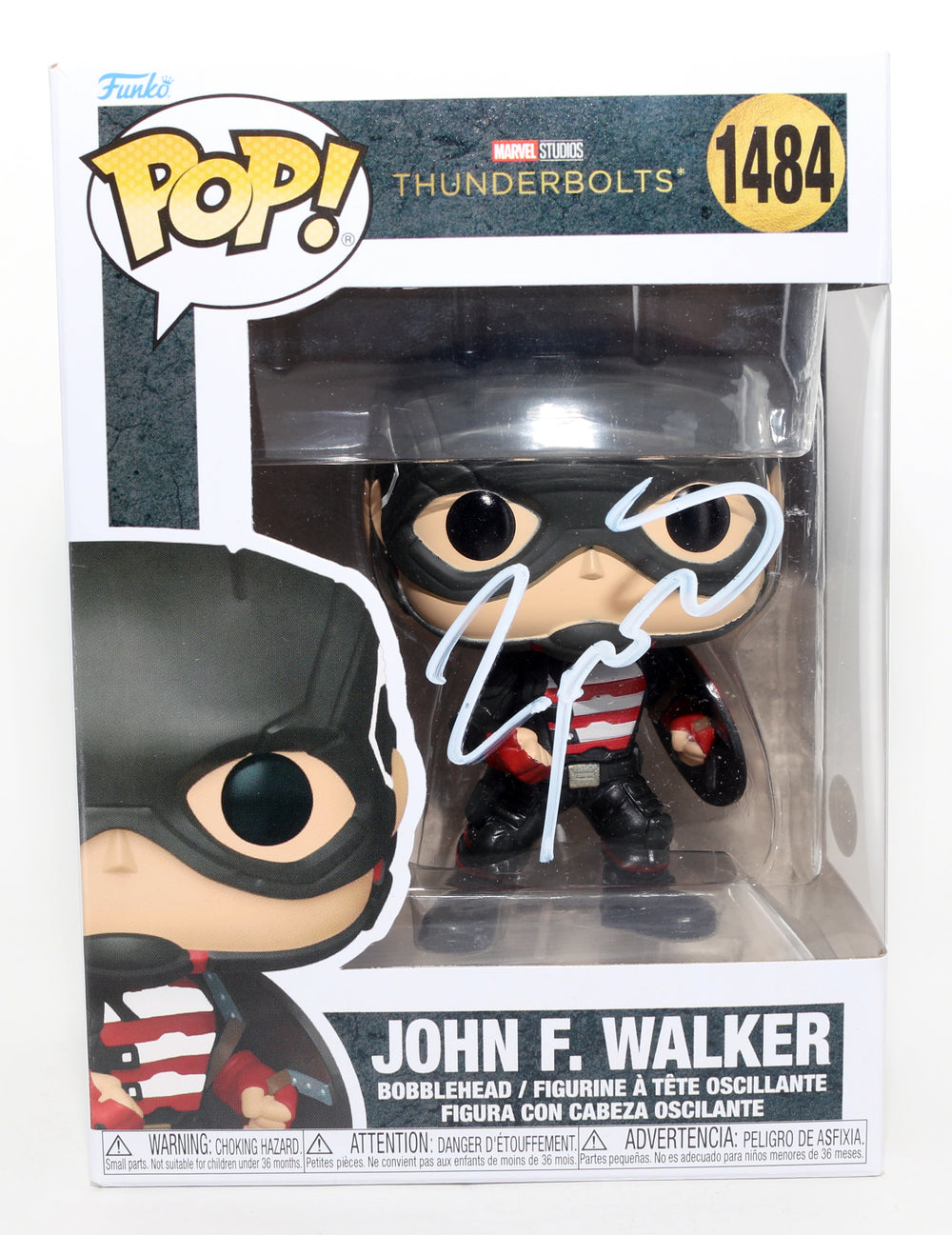 Wyatt Russell as John F. Walker in Thunderbolts* / The New Avengers (JSA) Signed Funko POP! #1484