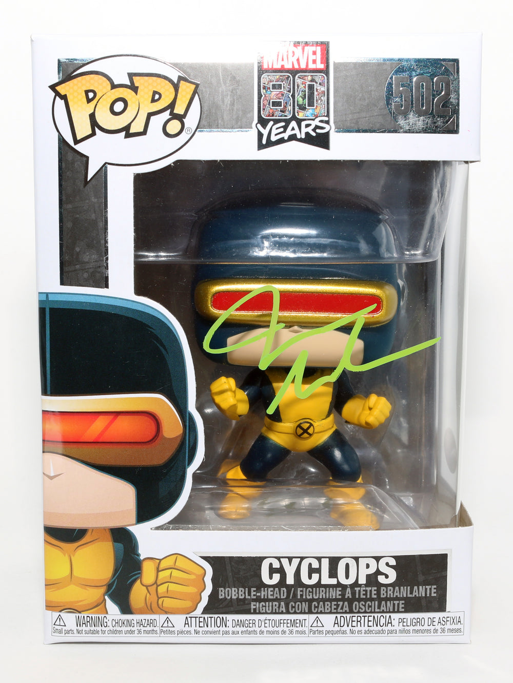 James Marsden as Cyclops in X-Men (JSA) Signed Funko POP! #502