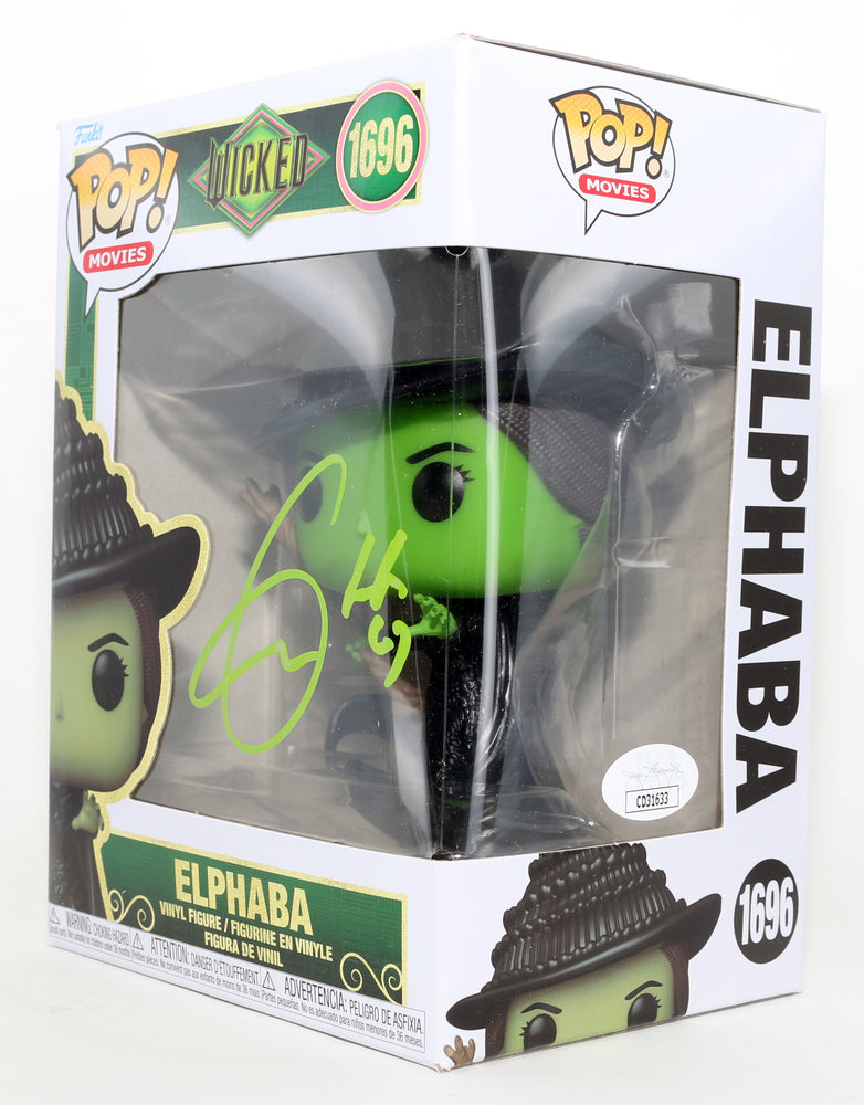 
                  
                    Cynthia Erivo as Elphaba in Wicked (JSA) Signed Funko POP! #1696
                  
                