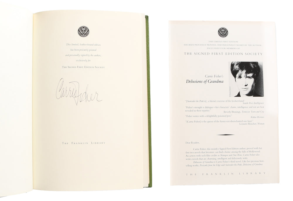 
                  
                    Delusions of Grandma First Edition Hardcover Book Signed by Star Wars Princess Leia Actress & Author Carrie Fisher
                  
                