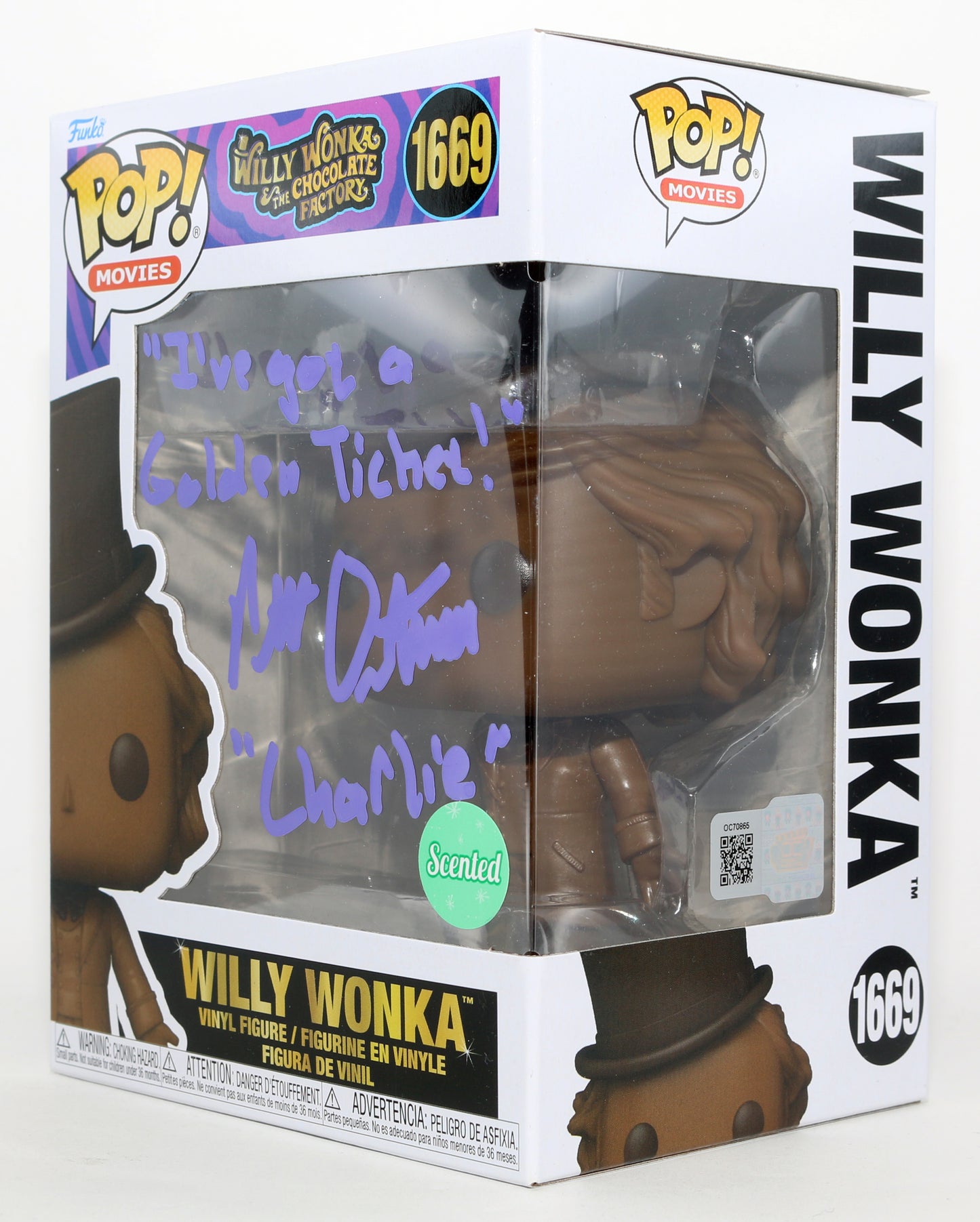 
                  
                    Peter Ostrum as Charlie in Willy Wonka & The Chocolate Factory Signed Funko POP! #1669
                  
                
