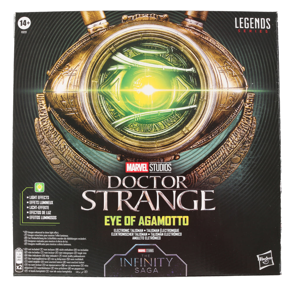 
                  
                    Doctor Strange Eye of Agamotto Hasbro Marvel Legends Prop Replica Signed by Benedict Cumberbatch
                  
                