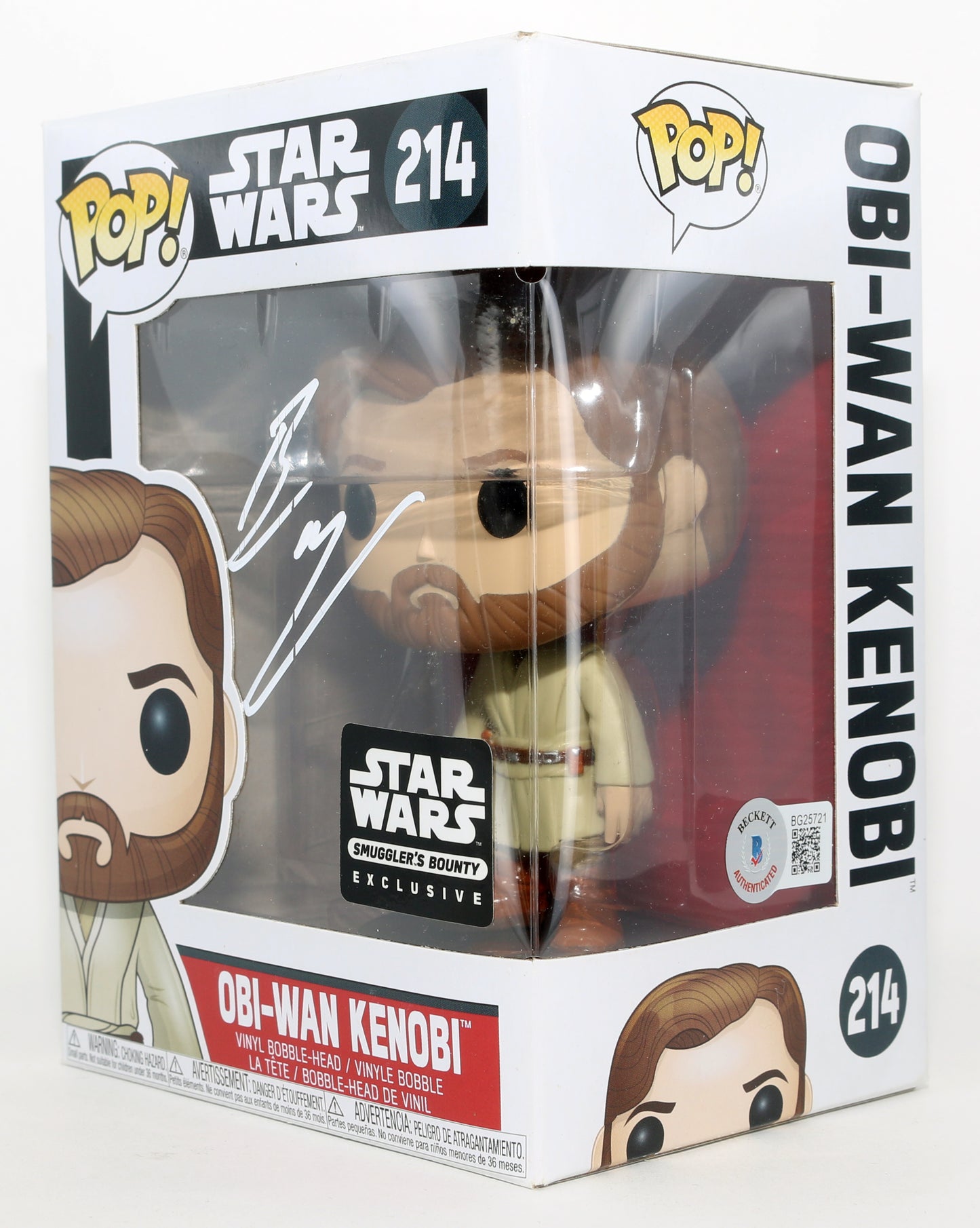 
                  
                    Ewan McGregor as Obi-Wan Kenobi in Star Wars Episode III: Revenge of the Sith Smuggler's Bounty Exclusive (Beckett) Signed Funko POP! #214
                  
                