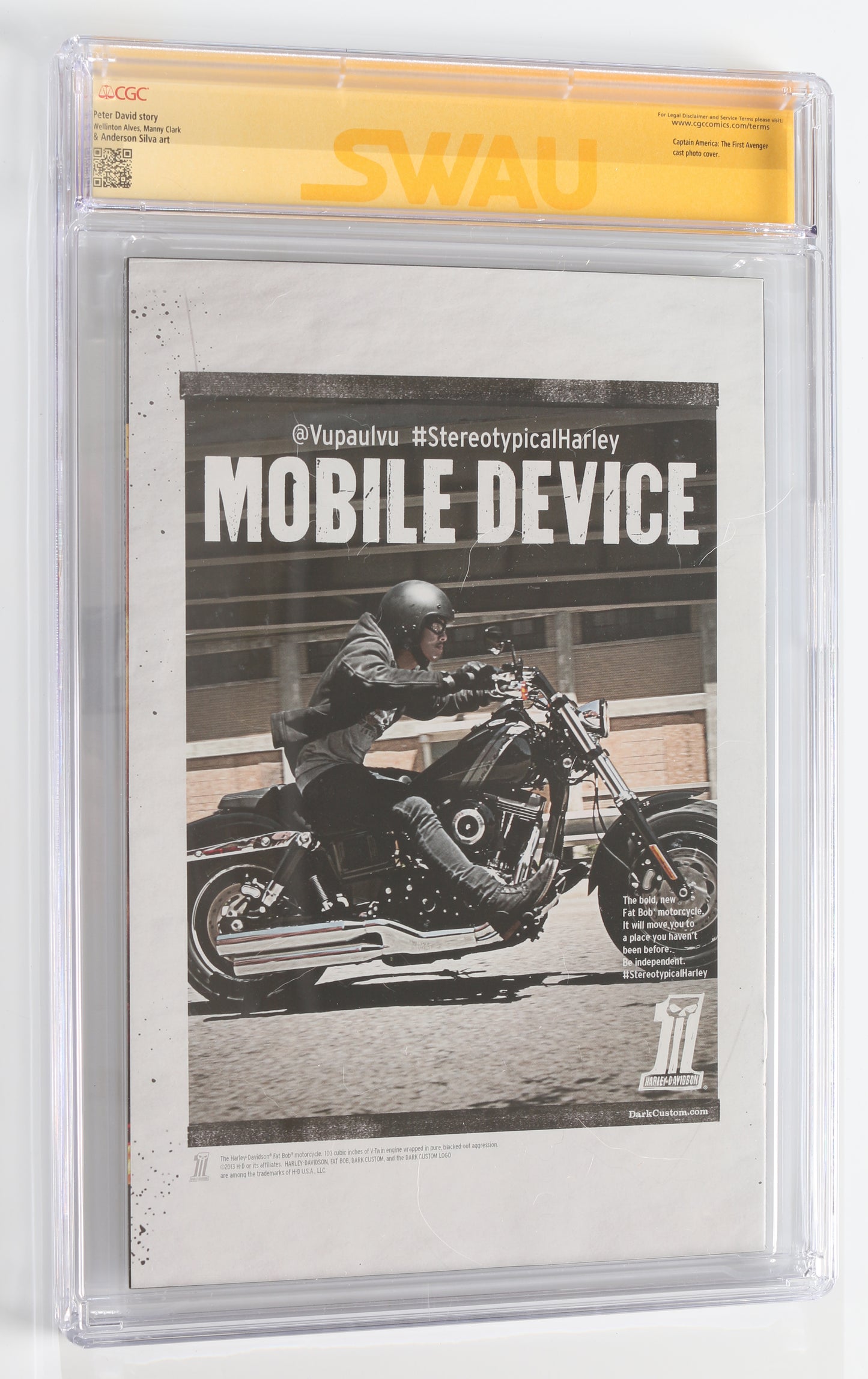 
                  
                    Captain America: The First Avenger Adaptation #1 - Signed by Chris Evans (CGC Signature Series 9.2) 2014
                  
                