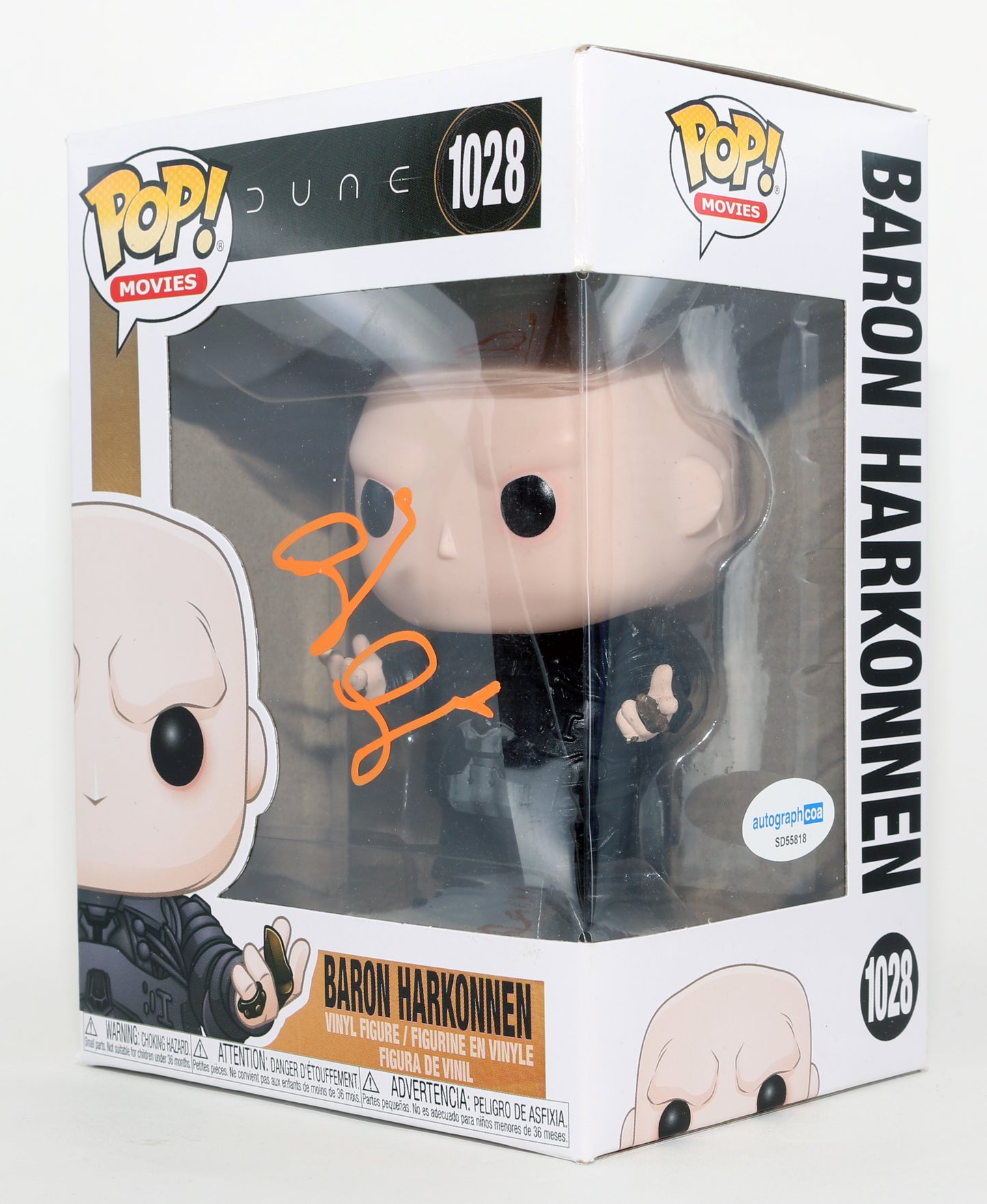 
                  
                    Stellan Skarsgård as Baron Harkonnen in Dune Signed Funko POP! #1028
                  
                