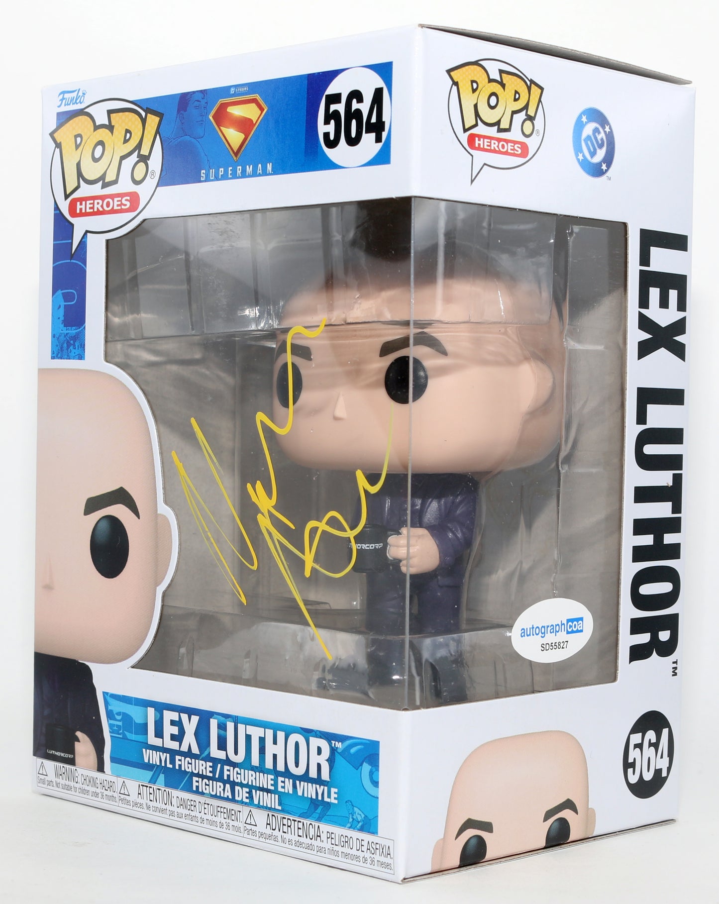 
                  
                    Nicholas Hoult as Lex Luthor in James Gunn's Superman Signed Funko POP! #564
                  
                