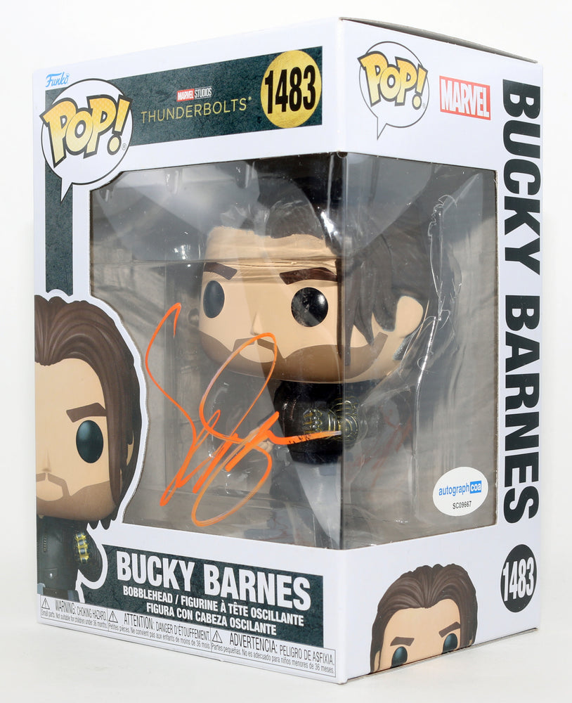 
                  
                    Sebastian Stan as Bucky Barnes / Winter Soldier in Marvel's Thunderbolts* / The New Avengers Signed Funko POP! #1483
                  
                