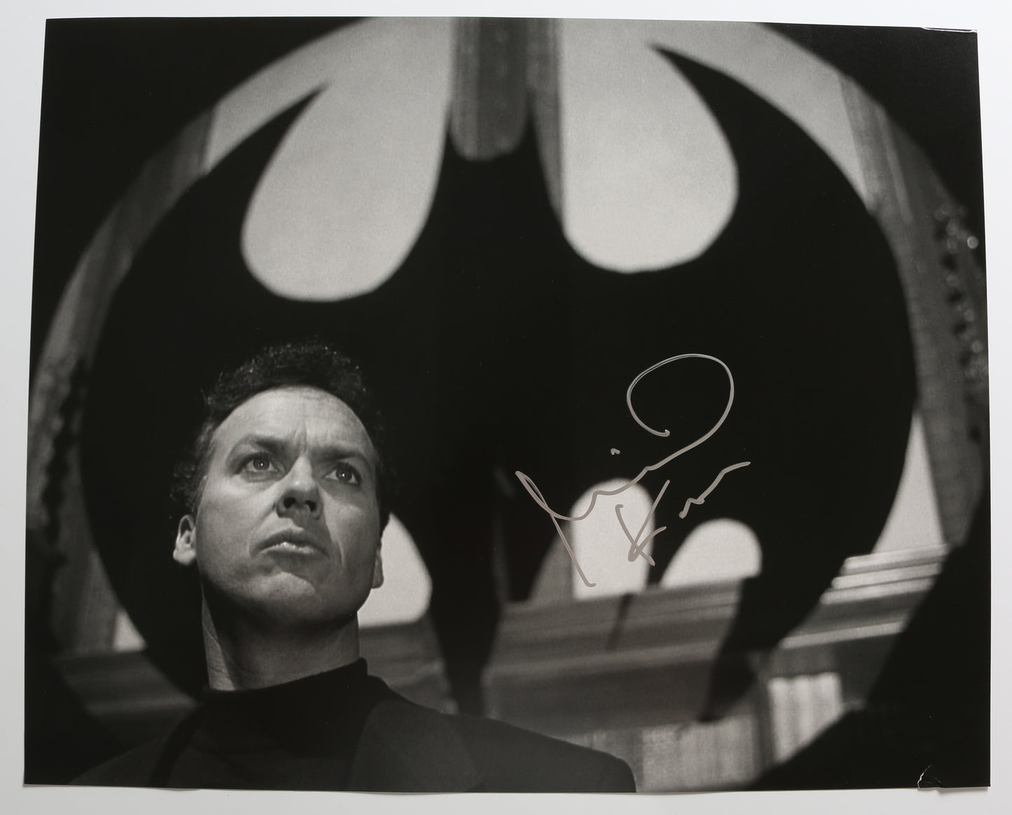 
                  
                    Michael Keaton as Bruce Wayne in Batman Returns (Leeloo Multiprops) Signed 16x20 Photo
                  
                