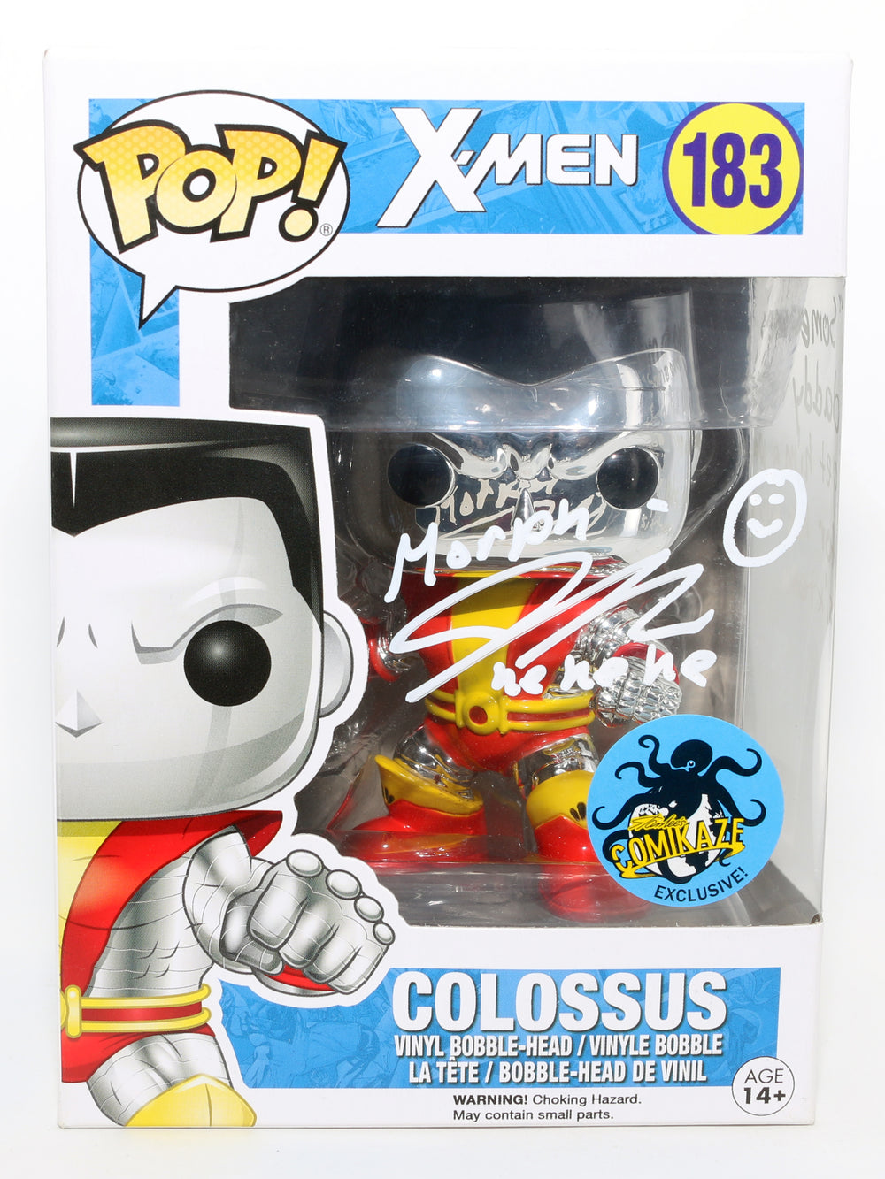 J.P. Karliak as Morph in X-Men '97 Comikaze Exclusive (JSA) Signed Funko POP! #183 with Character Name & Quote