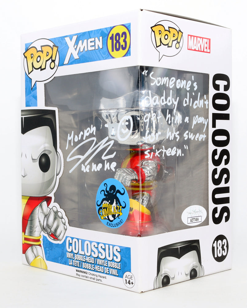
                  
                    J.P. Karliak as Morph in X-Men '97 Comikaze Exclusive (JSA) Signed Funko POP! #183 with Character Name & Quote
                  
                