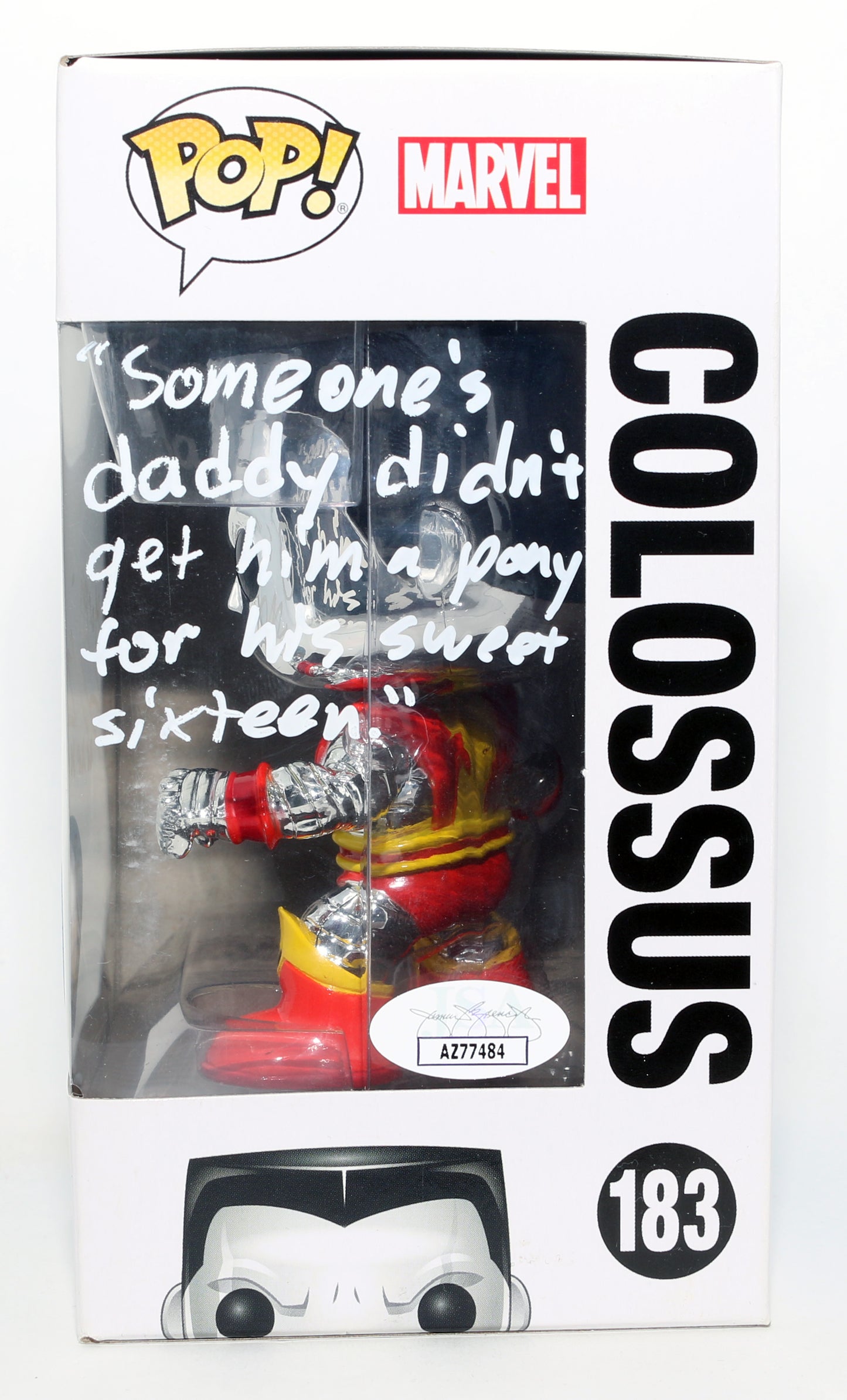 
                  
                    J.P. Karliak as Morph in X-Men '97 Comikaze Exclusive (JSA) Signed Funko POP! #183 with Character Name & Quote
                  
                