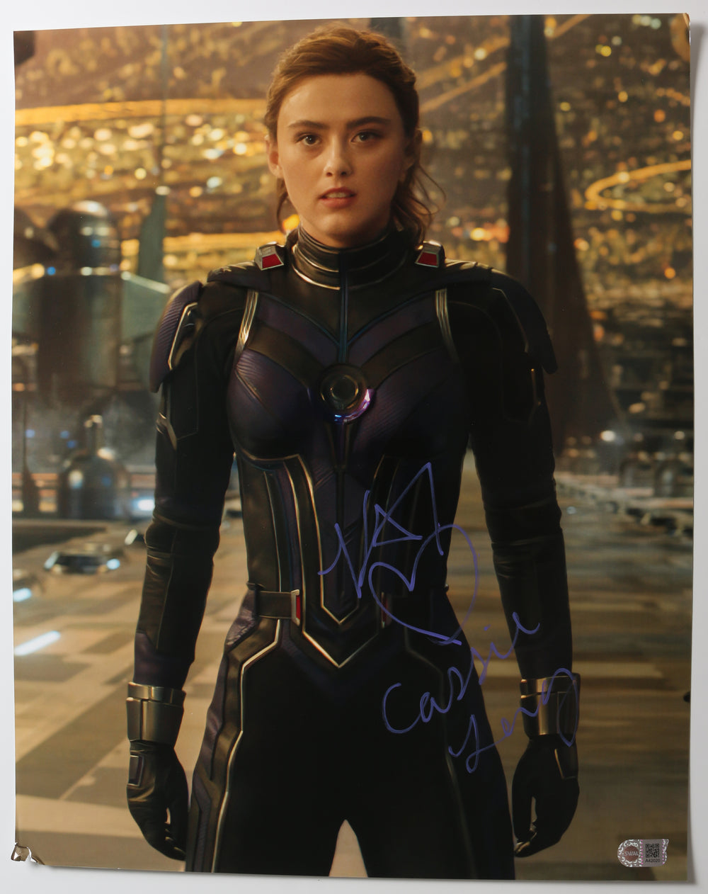 Kathryn Newton as Cassie Lang in Ant-Man and The Wasp: Quantumania (SWAU) Signed 16x20 Photo with Character Name