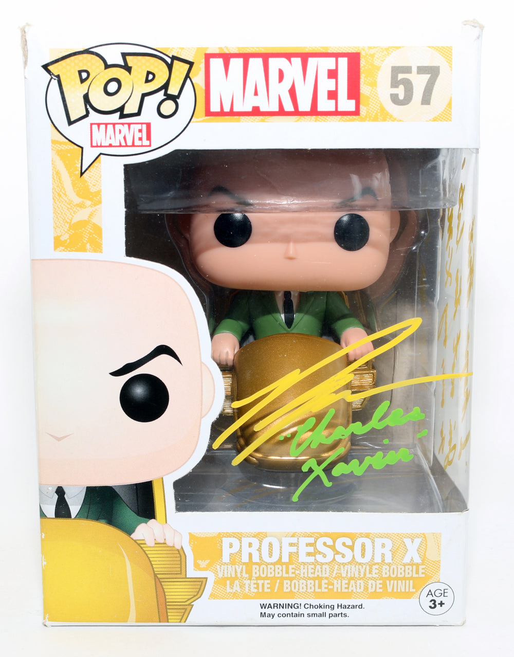 Ross Marquand as Charles Xavier / Professor X in X-Men '97 (JSA) Signed Funko POP! #57 with Character Name & Quote