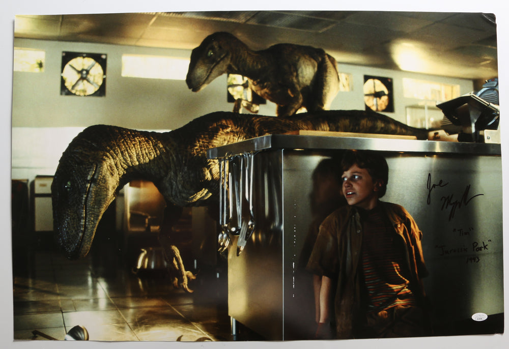 Joseph Mazzello as Tim Murphy in Jurassic Park Signed 20x30 Poster with Character Name