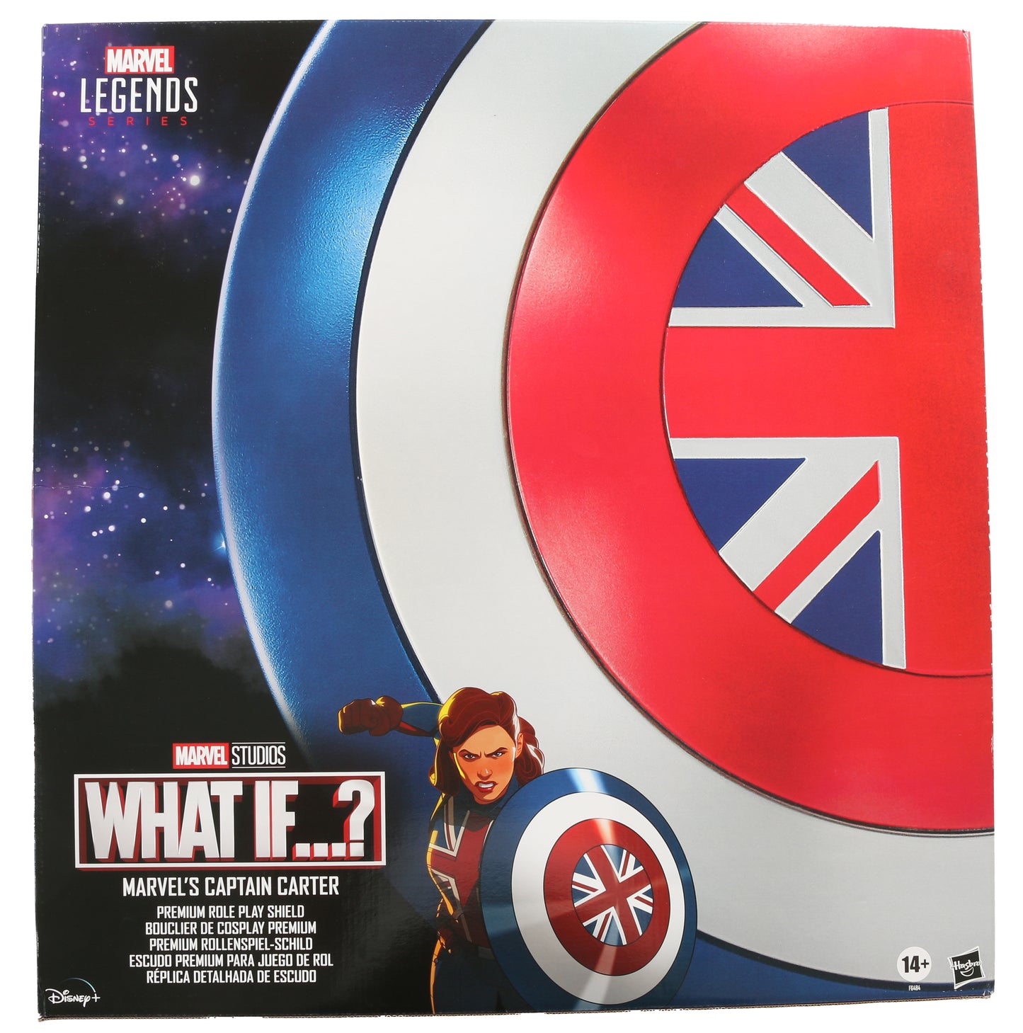 
                  
                    Captain Peggy Carter from What If...? Hasbro Marvel Legends Replica Shield Signed by  Hayley Atwell with Character Name
                  
                