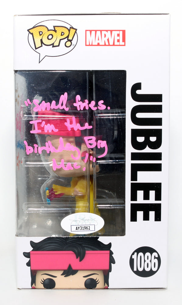 
                  
                    Holly Chou as Jubilation Lee / Jubilee in X-Men '97 Walgreen Exclusive (JSA) Signed Funko POP! #1086 with Character Name & Quote
                  
                