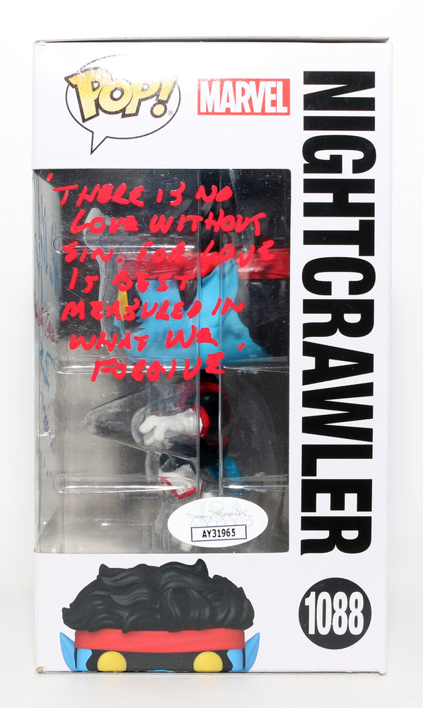 
                  
                    Adrian Hough as Kurt Wagner / Nightcrawler in X-Men '97 Walgreen Exclusive (JSA) Signed Funko POP! #1088 with Character Name & Quote
                  
                