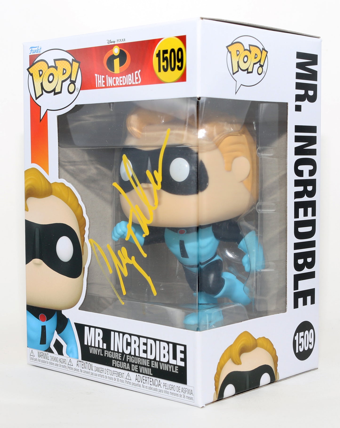 
                  
                    Craig T. Nelson as Mr. Incredible in Incredibles Signed Funko POP! #1509
                  
                