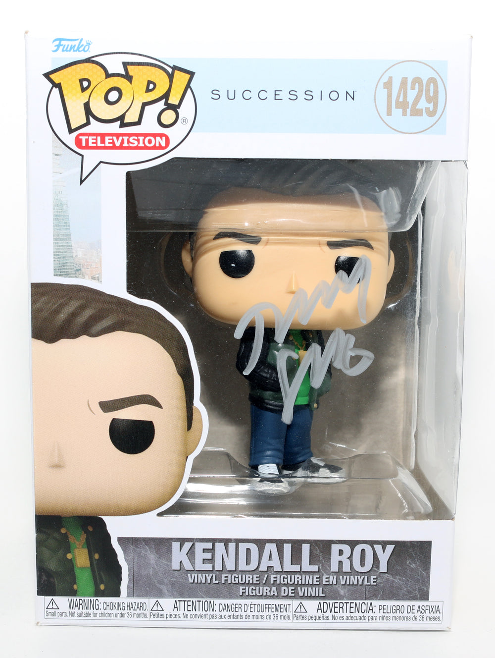 Jeremy Strong as Kendall Roy in Succession Signed Funko POP! #1429