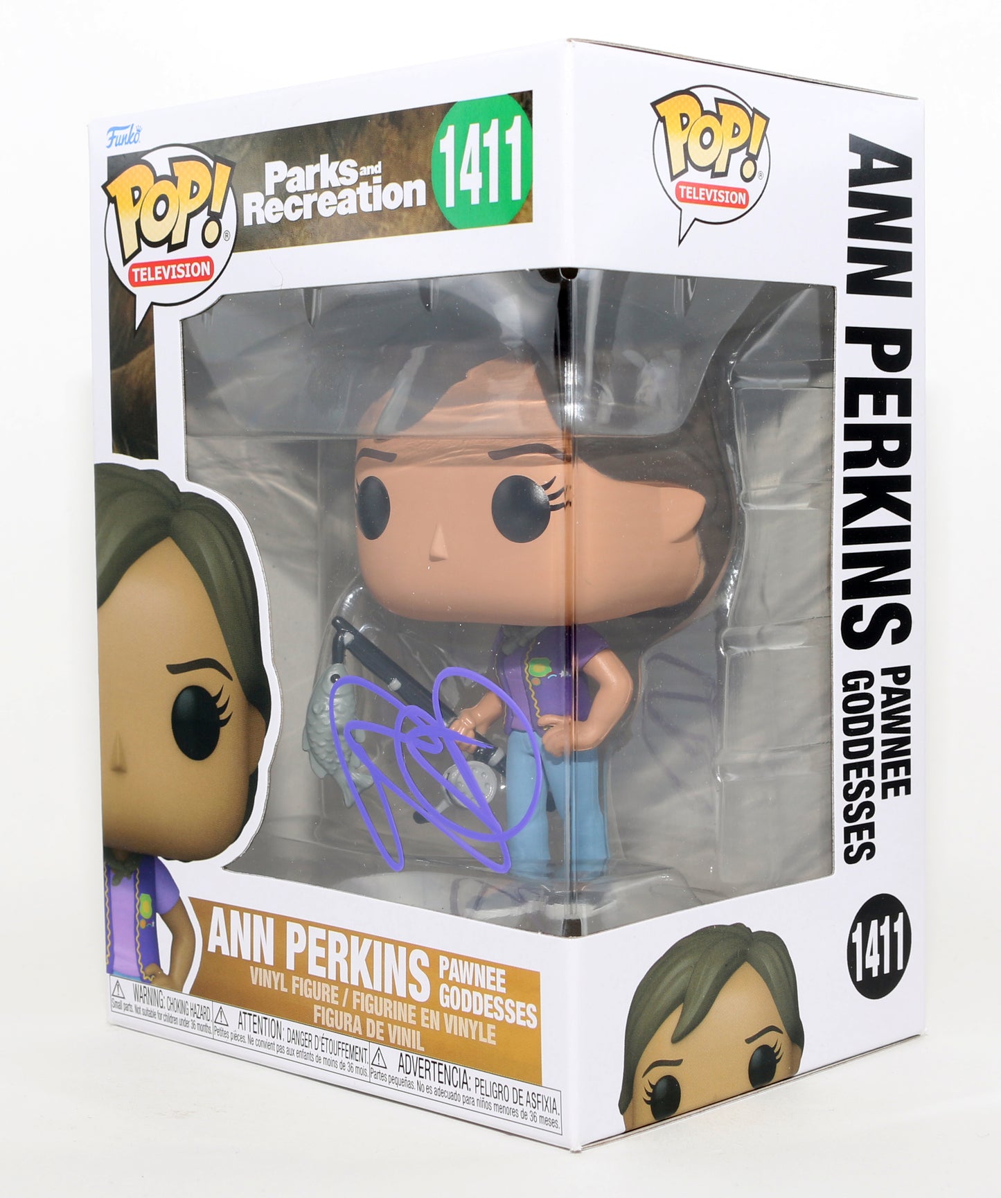 
                  
                    Rashida Jones as Ann Perkins in Parks & Recreation Signed Funko POP! #1411
                  
                