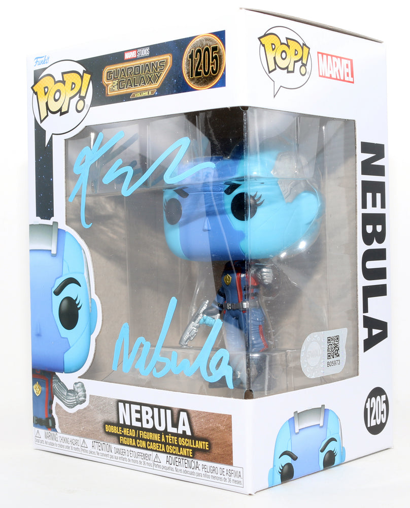 
                  
                    Karen Gillan as Nebula in Guardians of the Galaxy Vol. 3 (SWAU) Signed Funko POP! #1205 with Character Name
                  
                